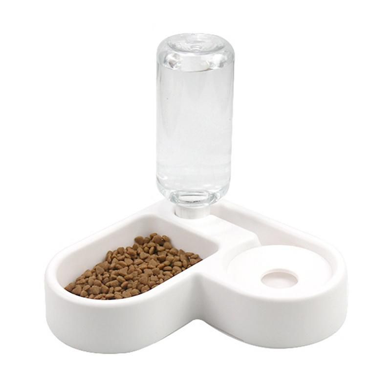 Corner Dog Bowl Cat Bowl Dog Automatic Drinking Bowl Pet Double Food Feeder