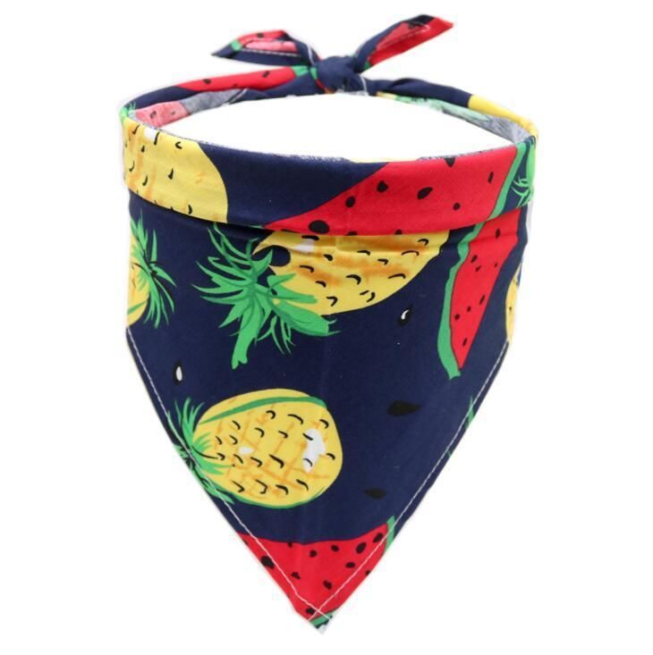 Multiple Pattern Summer Fruit Dog Bandana with Fast Delivery
