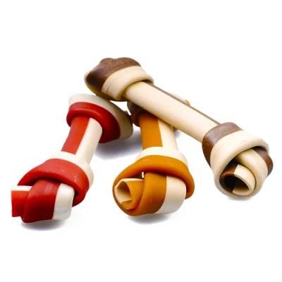 Double-Color Dental Bones Dog Chewing
