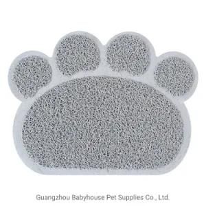 Made in China Waterproof PVC Paw Shape Feeding Cooling Pet Mat