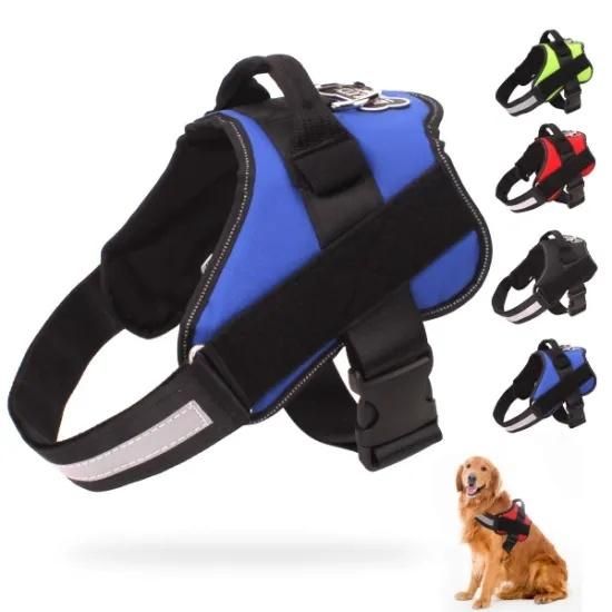 Luxury Design Restraint Adjustable Nylon Fabric Dog Harness