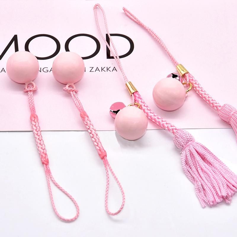 DIY Jewelry Accessories Cartoon Pet Animal Bell Ornament Metal Crafts with Lanyard Animal Bell