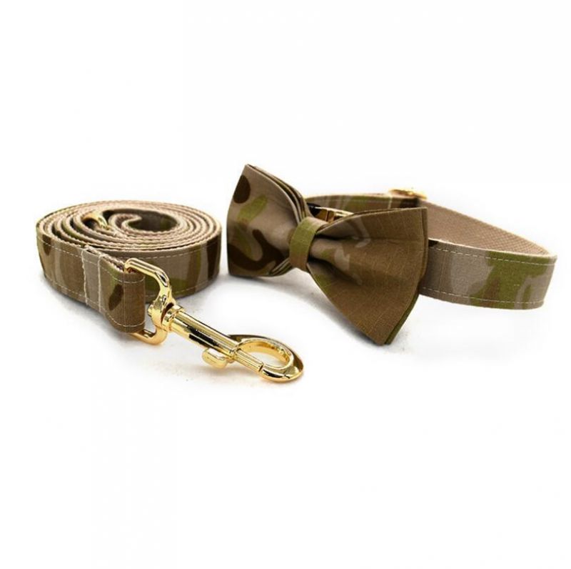Light Camo High Quality Polyester Dog Collar
