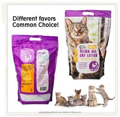 3.8L Crystal Pet Cat Litter Wholesale High Quality Kitty Sand Silica Gel Cat Litter