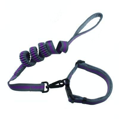 Hot Sale Outdoors Walking High Quality Bungee Pet Collars Dog Leash