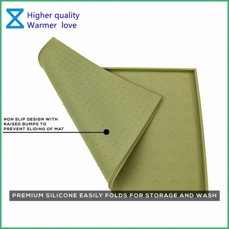 Hot-Selling High Quality Pet Feeding Mats for Dog Cats with Eco-Friendly Materials