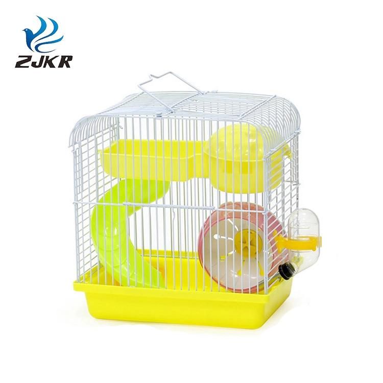Cute Design Metal and Plastic Material Hamster Hideout Level 2 Playing House Cage Manufacturers
