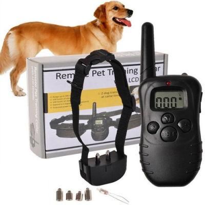 998d 100LV 300 Yard Level Remote Pet Training Collar with LCD Display