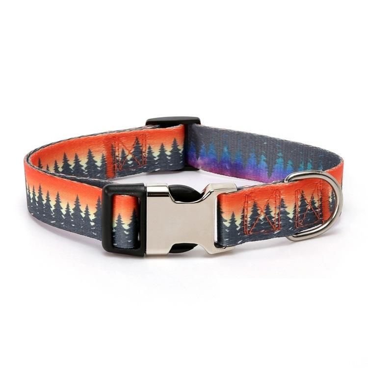 New Fashion Printed Dog Leash Pet Collar