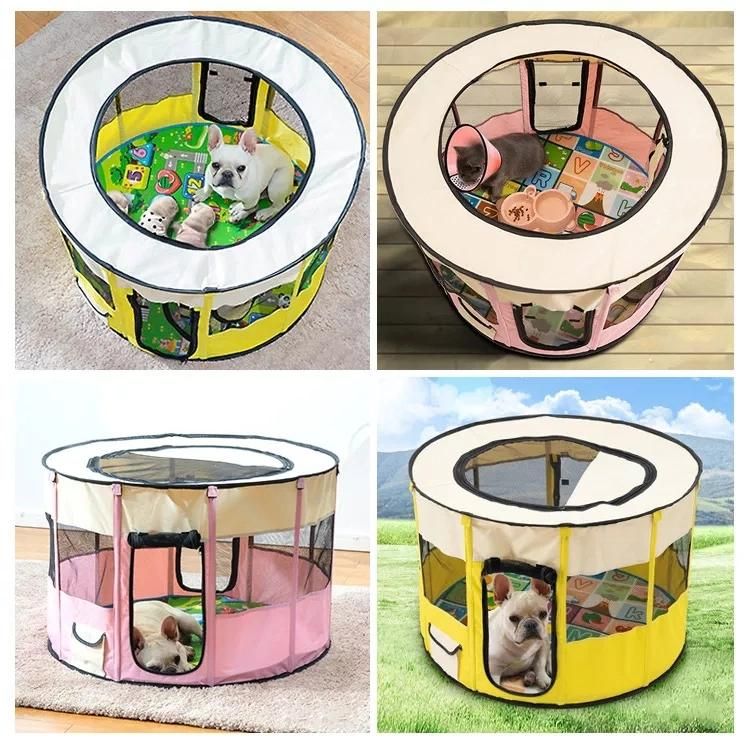 Portable Breeding Cages for Dogs Pet Cages Carriers Houses Large Kennel Indoor Dog Fence