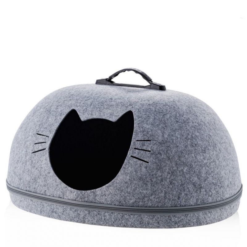 Felt Cat Face Nest Hangbag Cute