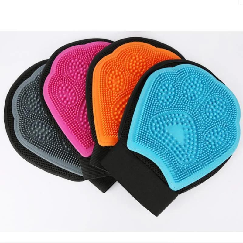 New Dog Cat Pet Grooming Massage Glove for Cleaning Pet Brushes Combs Dogs Cats Bathing Removal Hair Brush Pets Grooming Beauty Tool Comb