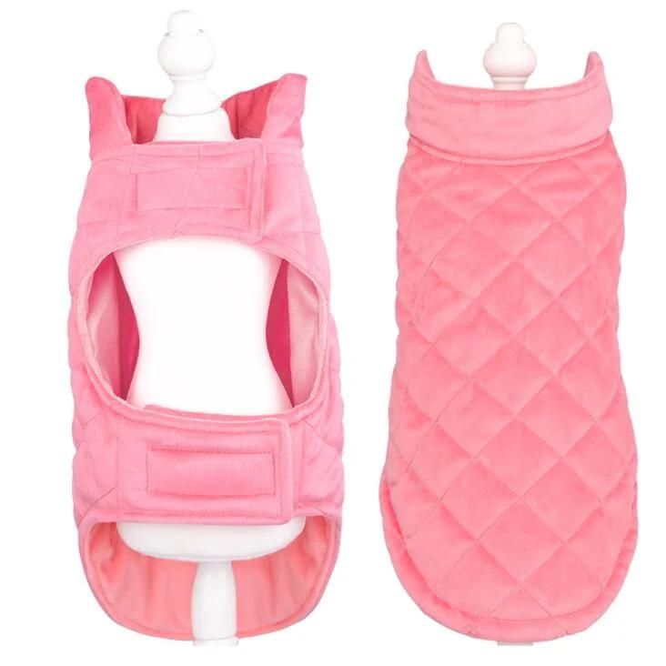 Winter Dog Coat Soft Warm Fleece Puppy Jacket Pet Fall Sweater Comfortable Windproof Doggy Vest