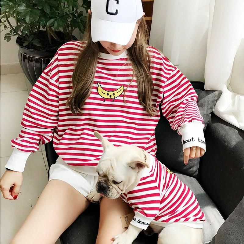 Fashion Dog Cloth Matching Dog and Human Clothes T Shirts for Human Dogs Cats