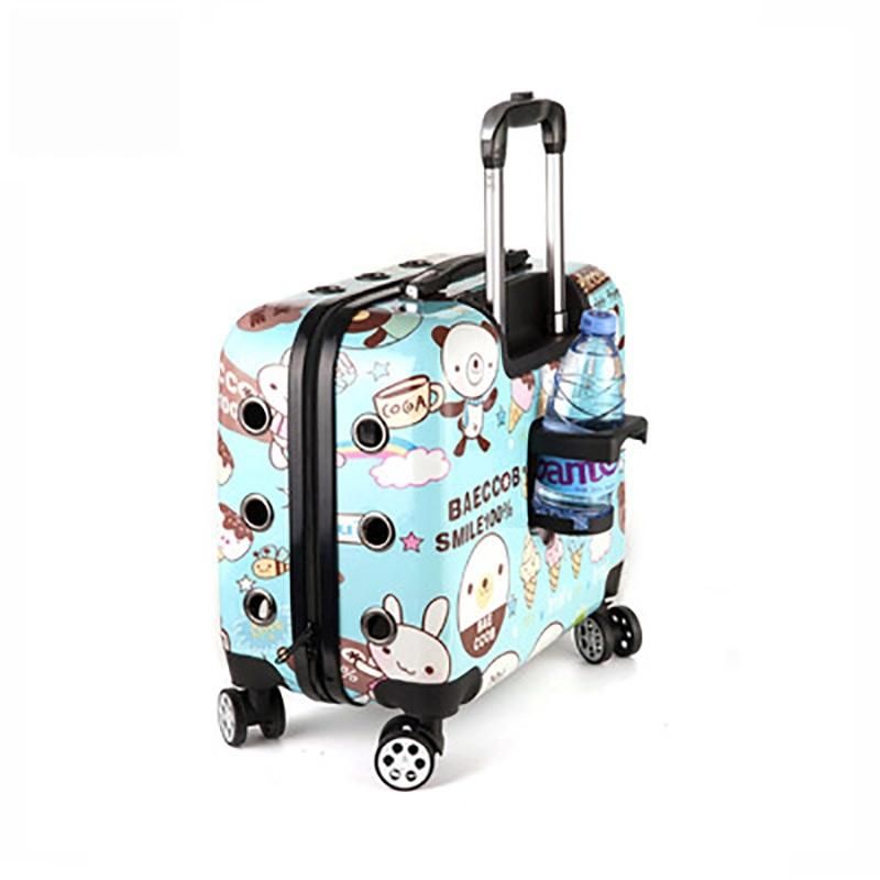 ABS Trolley Type Large Capacity Travel Pet Bag with Wheels