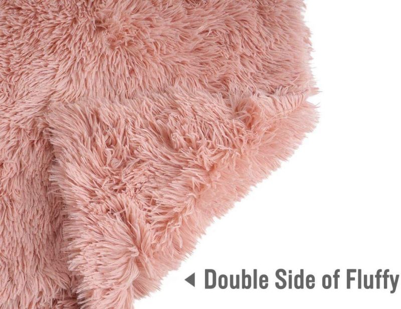 Machine Washable Soft Long Plush Fur Pet Blanket