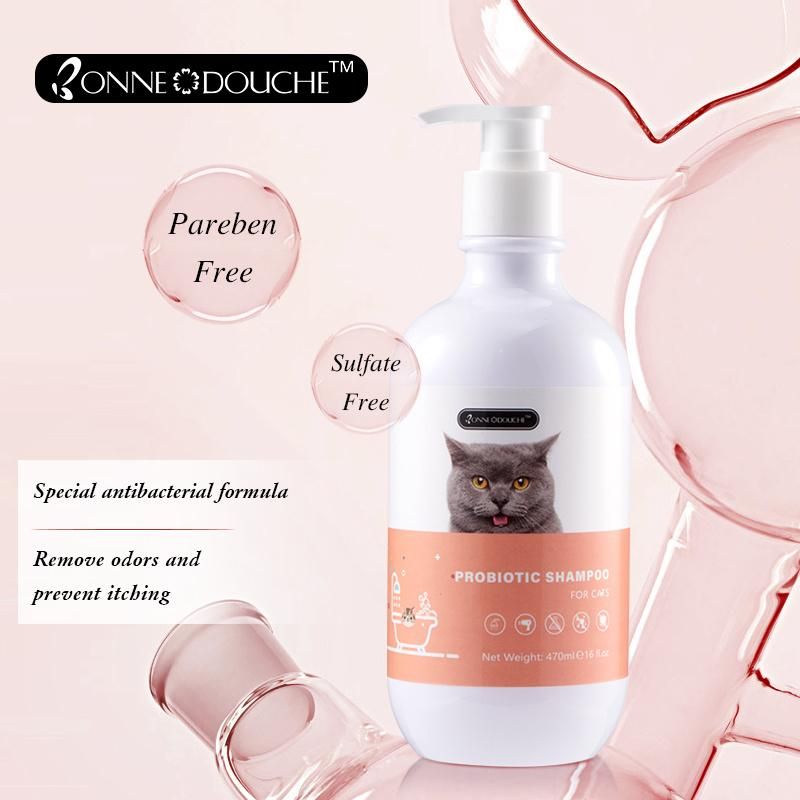 Cat Shower Gel Anti Lice Flea Moisturizing Pet Shampoo
