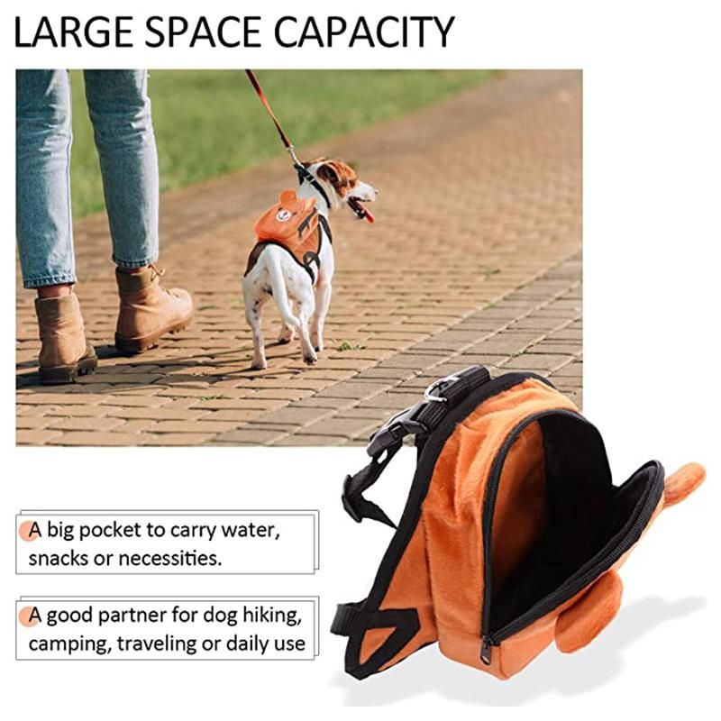 Breathable Adjustable Outdoor Best Vest Puppy Harness Backpack for Walking