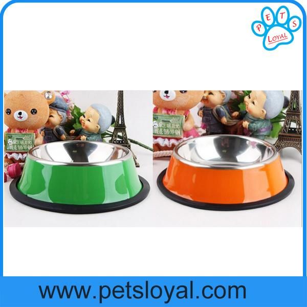 Factory Wholesale Cheap Stainless Steel Pet Dog Bowl