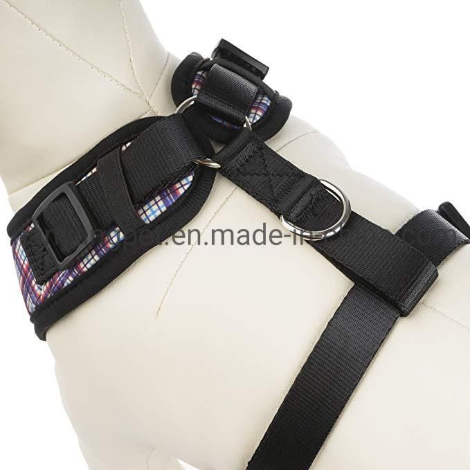 Within Front Sublimation Neoprene and Mesh Material Adjustable Dog Harness