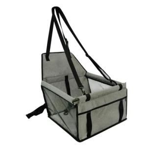 Waterproof Portable Pet Car Seat Belt Safe Bag with Zipper Storage Bag Dog Bag Basket Easy to Clean Breathable Light