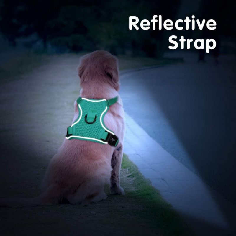 All Weather Use Mesh Dog Harness with Multiple Color Options