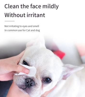 Alcohol-Free Deodorizing Pet Cleaning Grooming Pet Ear Eye Wipes