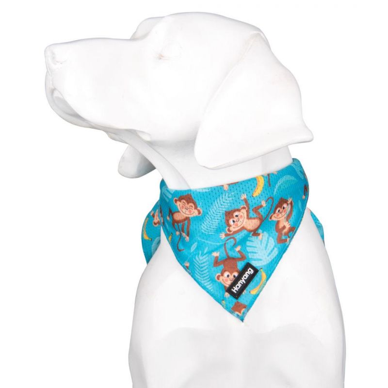 Wholesale Fashionable Luxury Custom Printed Cotton Dog Bandana with Logo