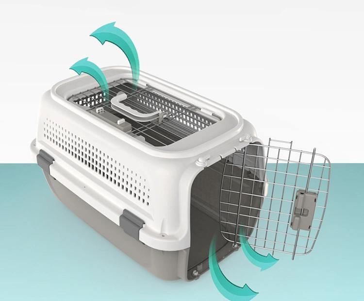 Portable Dog Carriers Cages Durable Pet Cages Carriers Houses Outdoor Travel Cat Transport Box Cat Consignment Box Cage
