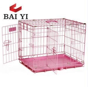 Galvanized Steel Cheap Foldable Pet Cages Dog Cages Wholesale