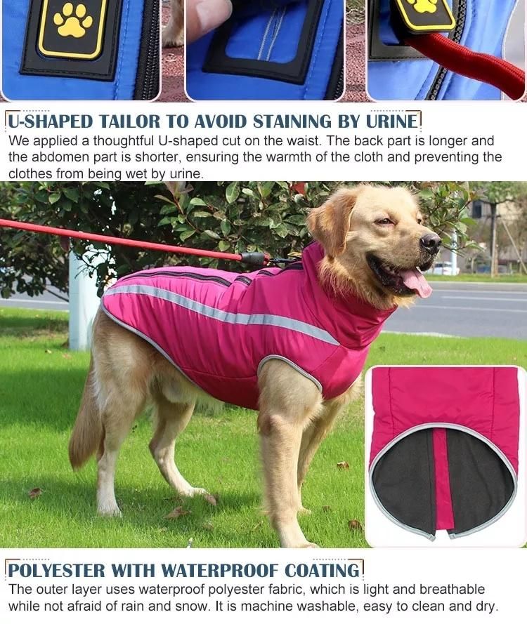 New Water Proof Dog Jackets Winter Pet Clothes Custom Designer Puppy Big Costume
