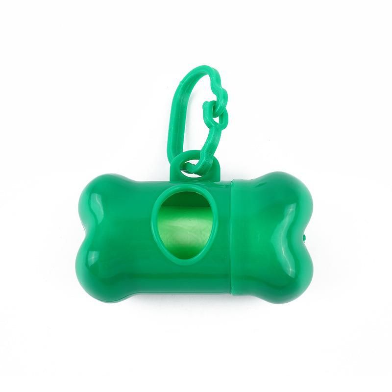 Dog Products, Pet Garbage Bag Dispenser for Towing Rope Dog Potty Bag Container with Carabiner