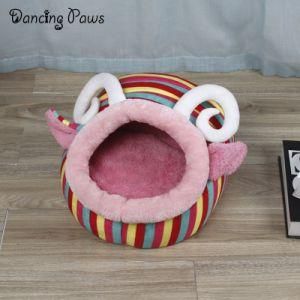 2019 Manufacture Pet Accessories Cat Pet Dog Bed Cats Plush Velvet Comfortable Nest
