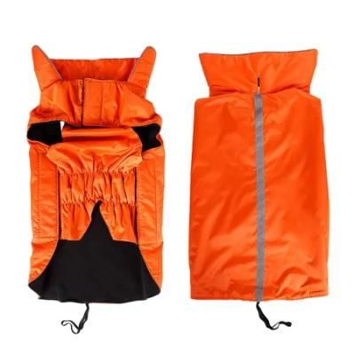 Winter Dog Coat with Broad Velcro Stripe
