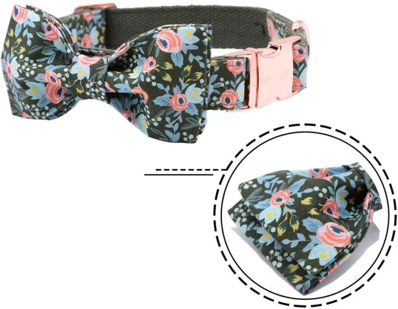 Adjustable Dog Collar with Bow Tie