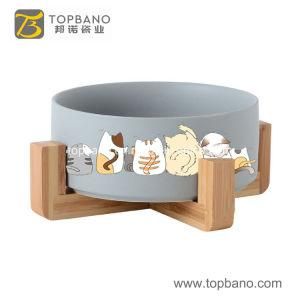 Manufacturer Portable Pet Drinker Cat Pet Bowl Ceramic Dog Water Bowl Topbano