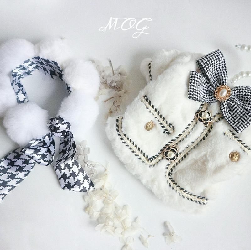 Luxury New Arrival Pet Clothing Fur Design Fashion Luxury Pet Warm Clothes Winter Dog Coat