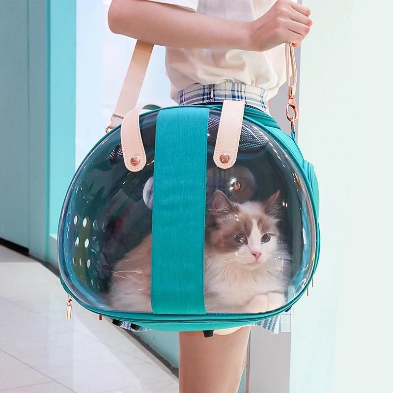 Hard-Sided Cat/Dog Bubble Handbag Waterproof Breathable Pet Product