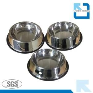 Non-Slip Stainless Steel Pet Bowl &amp; Dog Food Bowl