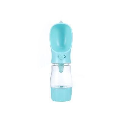 Pet Supplies Wholesale 2 in 1 Portable Feeder Leak Proof Outdoor Food Cup Dog Water Bottle