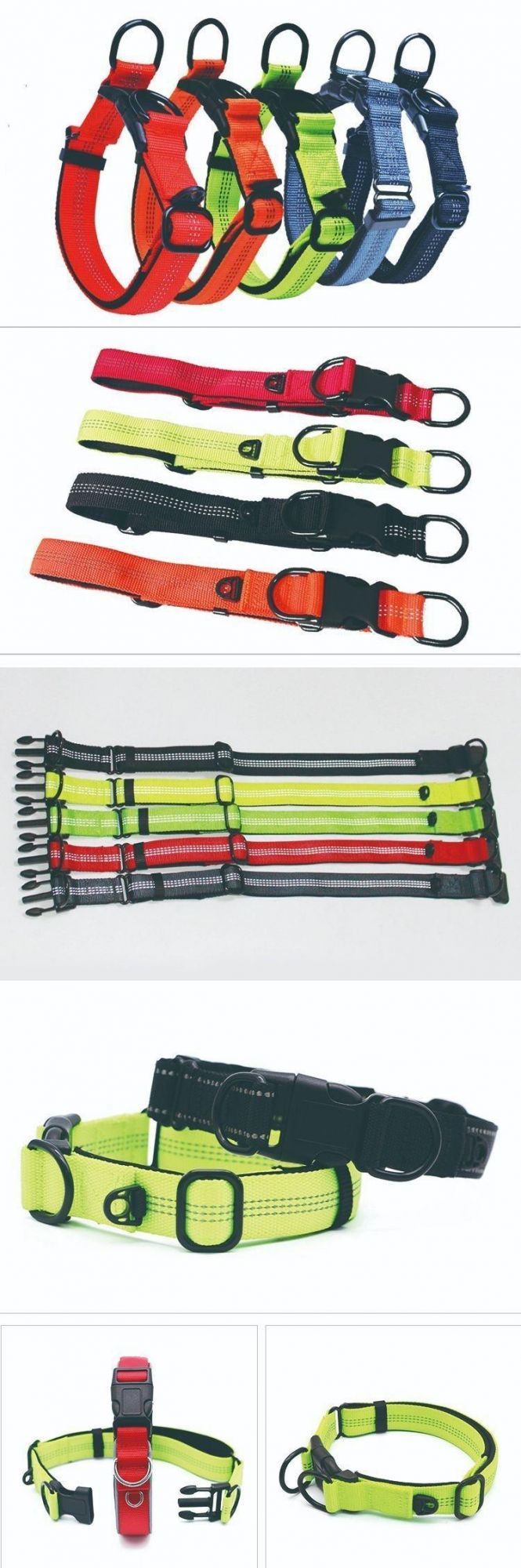 High Quality High Visibility Reflective Soft Adjustable Dog Collar Pet Collar