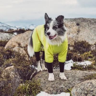 Wholesale Waterproof Pet Raincoat Dog Rain Jacket Clothes with Four-Legs Style Anhui