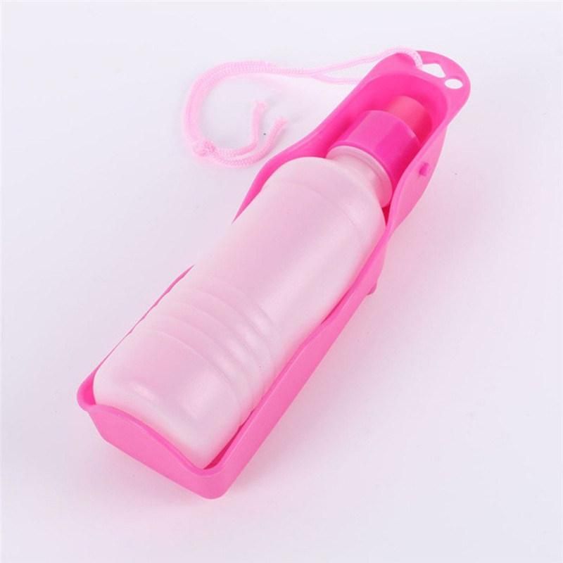 Plastic Portable Dog Water Bottle Pet Drinking Water Bottle Feeder
