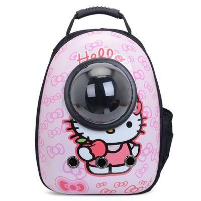 Hellow Kitty Pattern Design Pet Backpack Carrier Bag