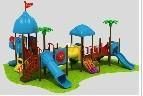 Outdoor Playground Equipment Wooden Material and Stainless Steel Slide for Children