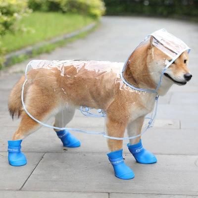 Pet Supplies Dog Transparent Waterproof Outdoor Raincoat