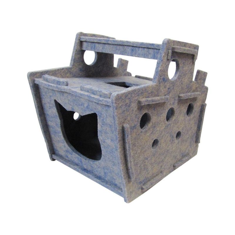 Can Shake Pirate Ship Cat Litter Cat Toy Pet Cat House