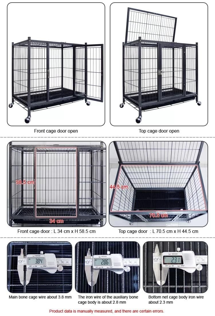 Folding Metal Dog Pet Cage House Dog Kennels for Hot Sale