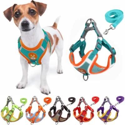 No Pull Dog Harness Reflective Adjustable Vest with Dog Leash