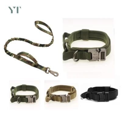 Heavy Duty Custom Designer Adjustable Luxury Fancy Fashion Tactical Dog Collar and Leash Set